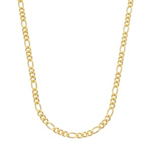 Corrente Masculina Elo 3 por 1 Banhado a Ouro 24k