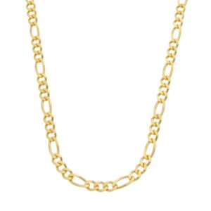 Corrente Masculina Elo 3 por 1 Banhado a Ouro 24k