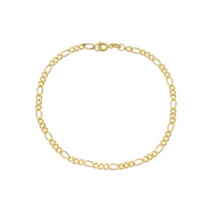 Pulseira Masculina Elo 3 por 1 Banhado a Ouro 24k
