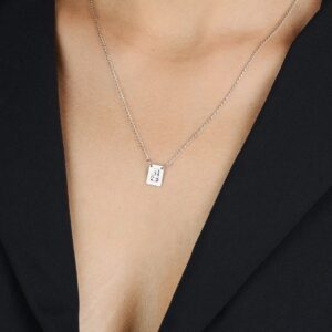 Escapulário 70cm Banhado em Ródio